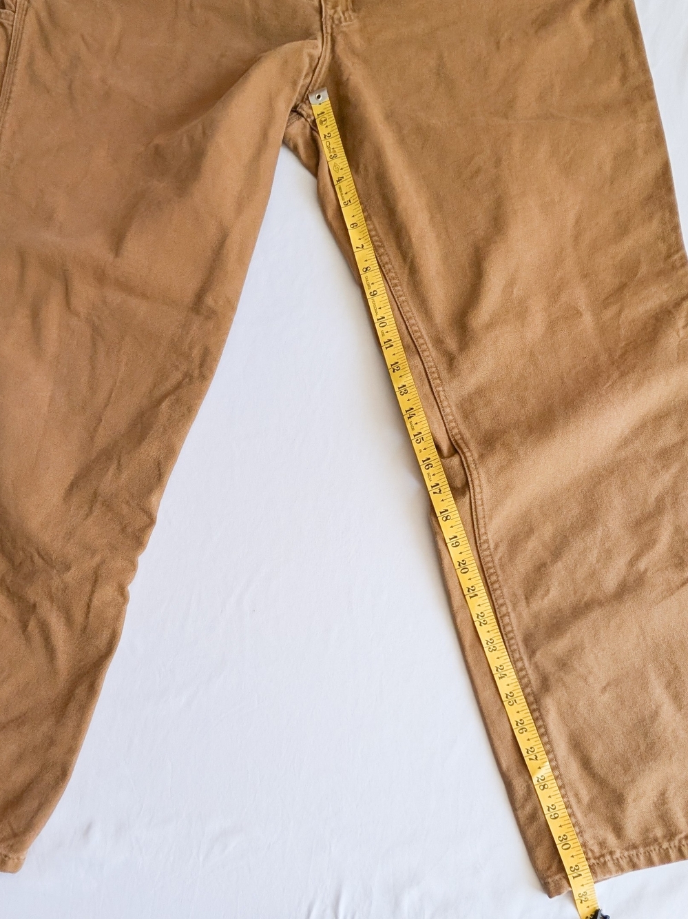 Carhartt B11 BRN Duck Carpenter Work Pants Mens 40x34 Classic Work Pants Brown - Picture 8 of 8